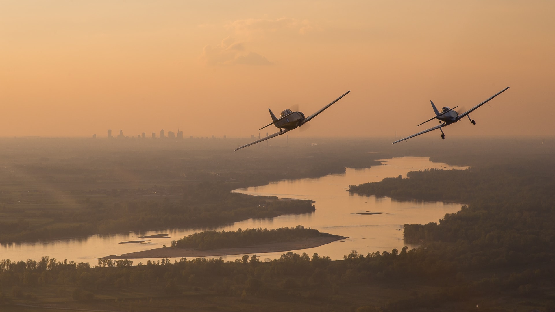 T-6 Harvard and Chipmunk