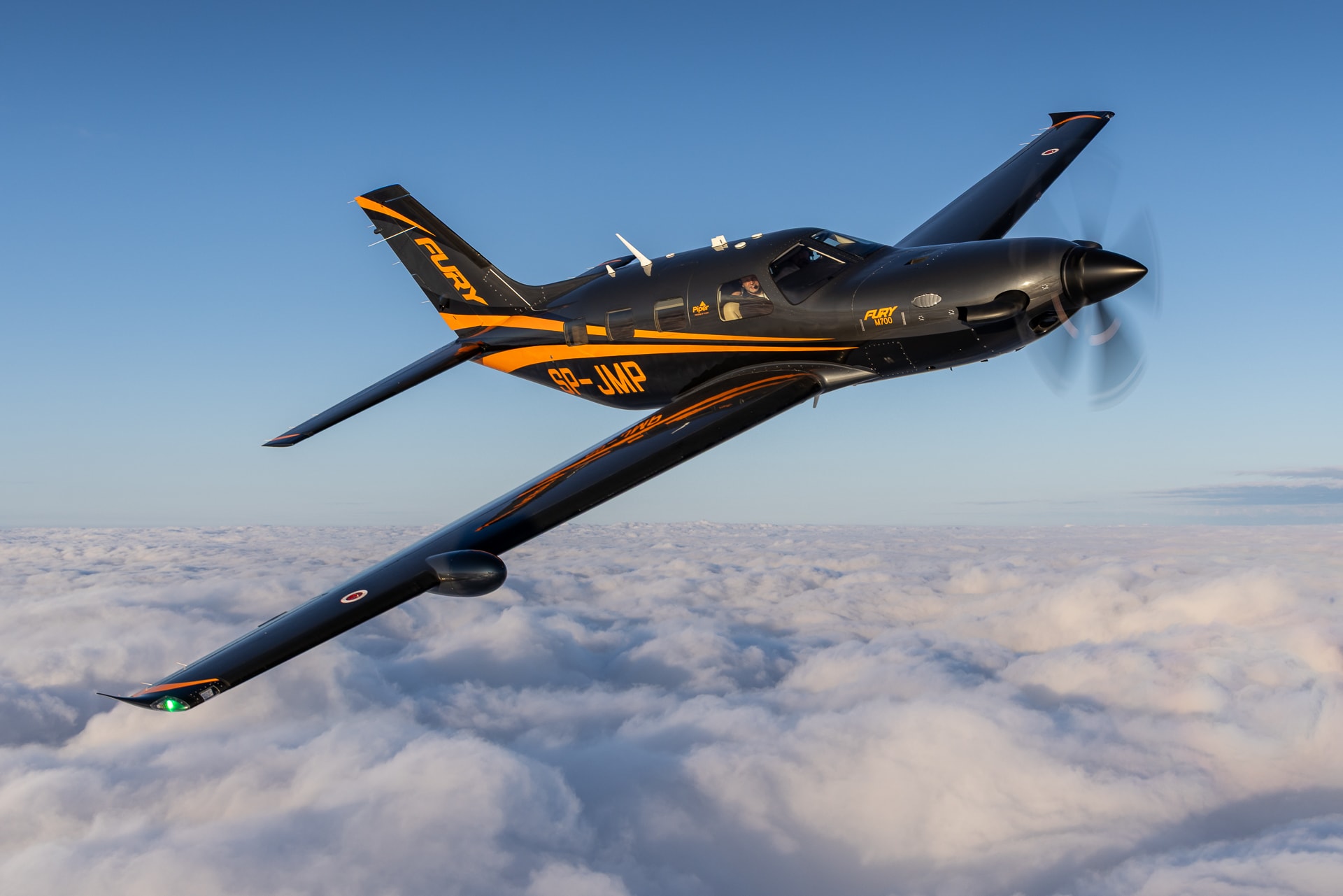 Piper M700 Fury · Air-to-Air over Poland