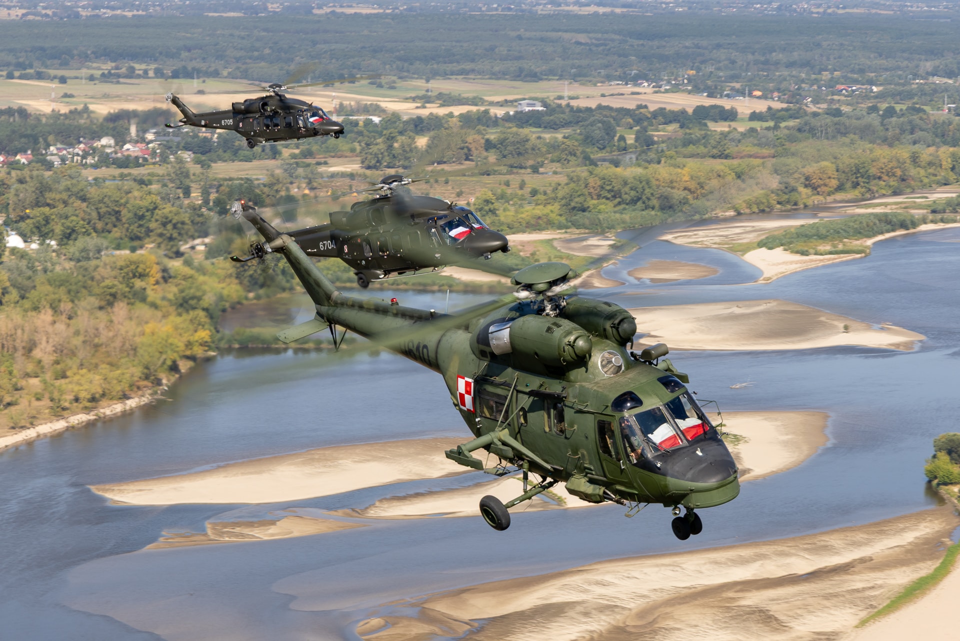 PZL W-3 and AW-149 Polish Air Force